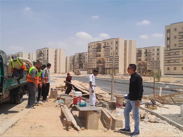 حملات مكثفة بمدينة حدائق أكتوبر لضبط المخالفات والحفاظ على المظهر الحضاري