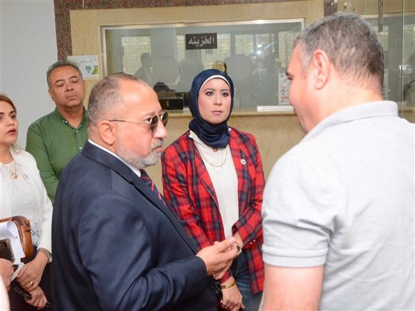وفد من التخطيط وهيئة المجتمعات يتفقد المركز التكنولوجي بمدينة السويس الجديدة