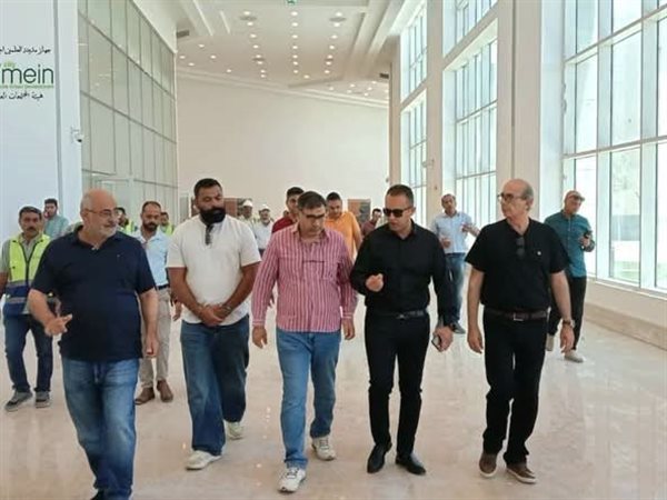 رئيس جهاز العلمين الجديدة يتابع جاهزية مركز المؤتمرات والمعارض الدولي والحديقة المتحفية بالمدينة التراثية