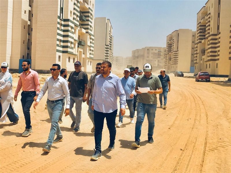 رئيس جهاز حدائق العاصمة يتابع تنفيذ مشروعات سكن لكل المصريين