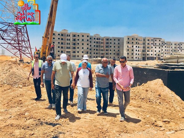 رئيس جهاز حدائق العاصمة يتابع أعمال محطة صرف صحي جنوب بمنطقة 2350 فدان