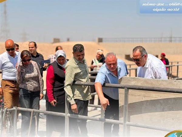 رئيس مياه القناة يتابع تطوير محطة معالجة عتاقة لتعزيز كفاءة الصرف الصحي 