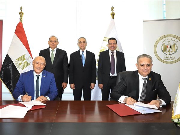 بنك مصر ووزارة العدل يوقعان شراكة لتقديم خدمات الشهر العقاري والتوثيق داخل الفروع