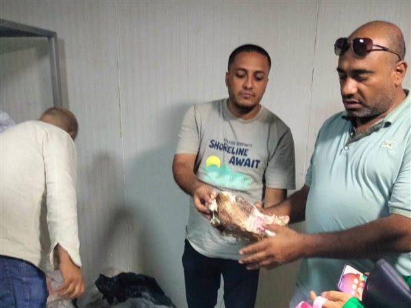 ضبط 1000 كيلو لحوم ودواجن غير صالحة للاستهلاك بمدينة العبور الجديدة