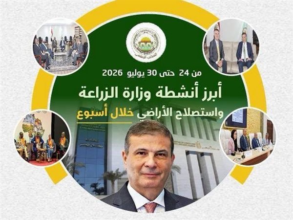 وزارة الزراعة: صرف 10.7 مليون شيكارة أسمدة ودعم المزارعين خلال أسبوع
