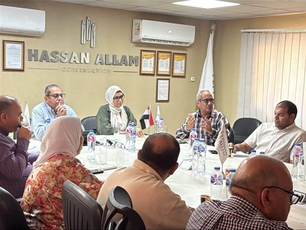 رئيس جهاز العاصمة الجديدة تتابع الموقف التنفيذي لمحطة معالجة مياه الصرف الصحي