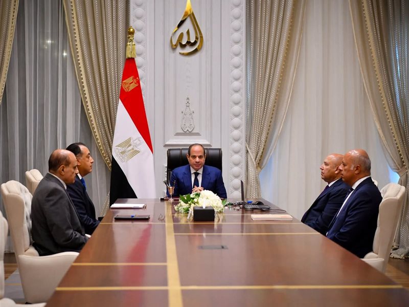 الرئيس السيسي ووزير