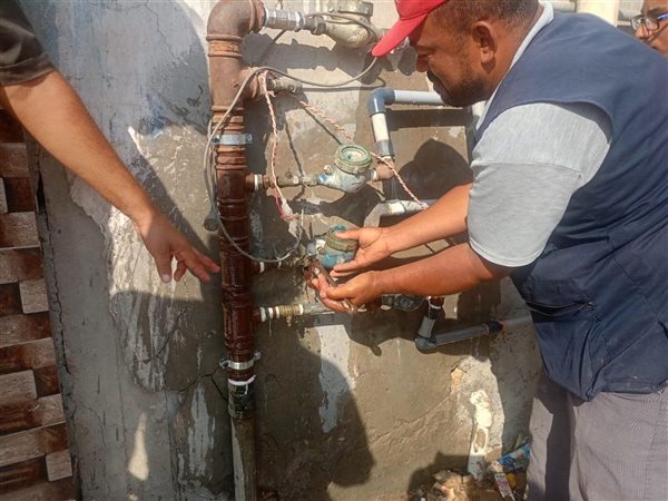 مياه البحيرة تضبط 35 خلسة ومخالفة بوادي النطرون وتسترد مستحقات الشركة