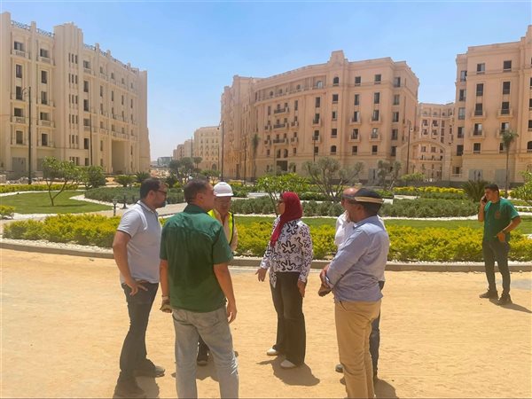 رئيس جهاز العاصمة الجديدة تتابع الأعمال الجاري تنفيذها بالحى السكنى الخامس