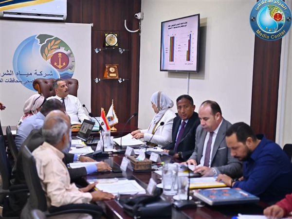 مياه القناة تضع خطة زمنية لرفع كفاءة المحطات وتعزيز جودة الخدمات بمحافظات القناة