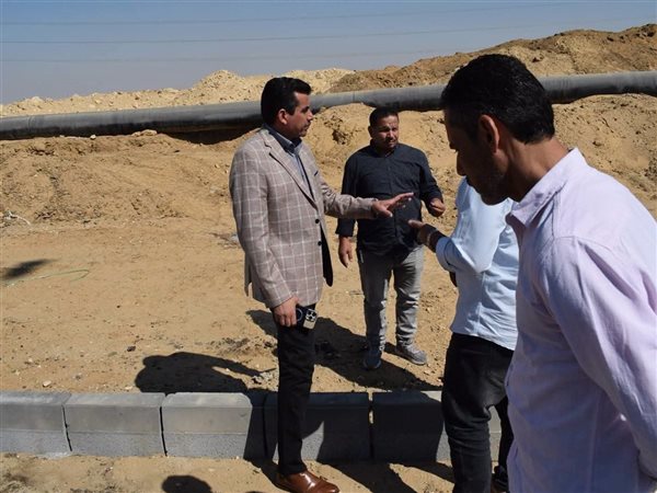 رئيس جهاز أكتوبر الجديدة يتفقد المرافق الرئيسية ومرافق المناطق الصناعية.