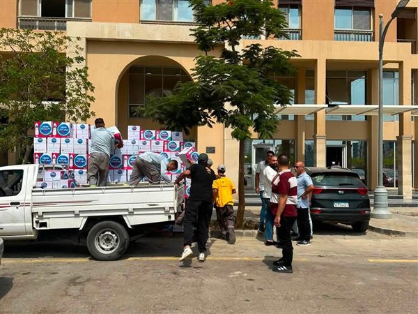 حملة لإزالة المخالفات بالمجاورات والأسواق التجارية بالعاصمة الجديدة 