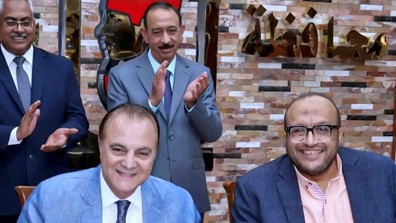 المهندس محمد صلاح خلا توقيع البروتوكول 
