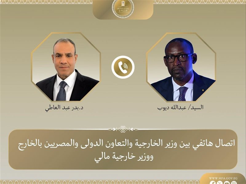 اتصال هاتفي بين مصر ومالي