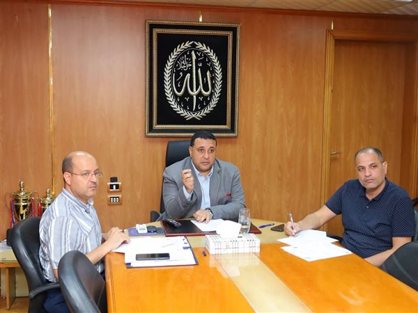 التراس يشارك بالفيديو كونفرانس في اجتماع دراسة المشروعات الاستثمارية بشركات المياه التابعة