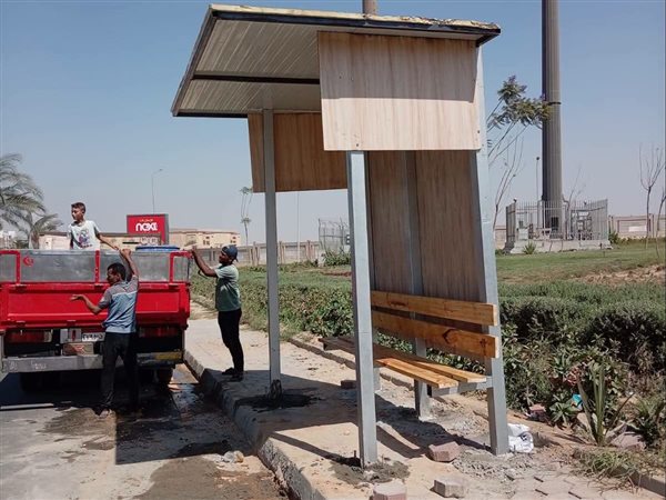 إنشاء 6 محطات انتظار جديدة لخدمة المواطنين في مناطق حدائق أكتوبر