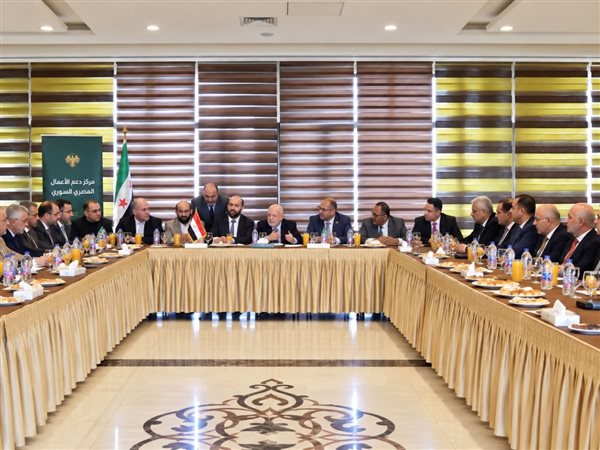 مجلس الأعمال المصري السوري ينطلق بدمشق لتعزيز التجارة والاستثمار والمشاركة في إعادة الإعمار