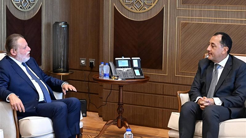 الدكتور مصطفى مدبولي، رئيس مجلس الوزراء، مع، حسن عبد الله