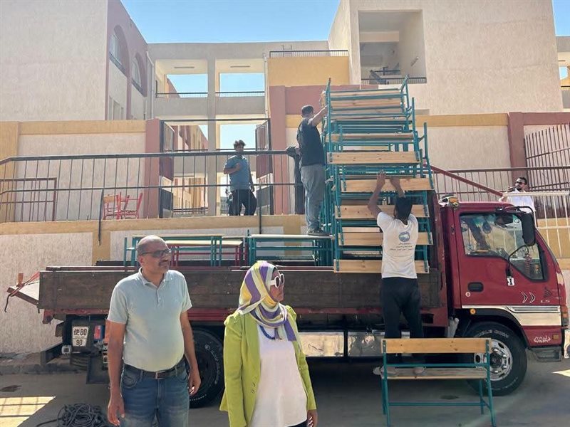 تجهيز وفرش مدرسة