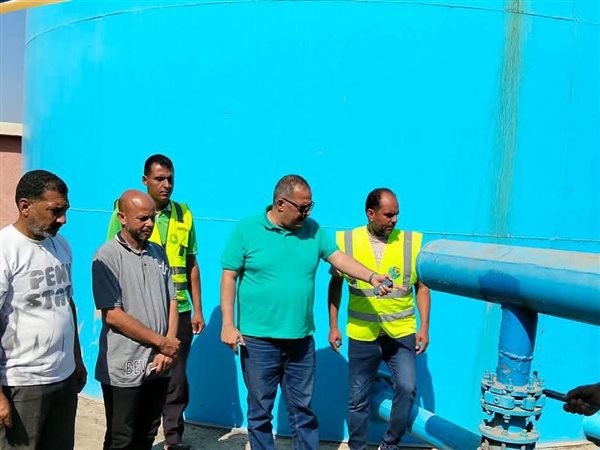 رئيس مياه القناة يتفقد محطة أبو دهشان بأبو صوير لمتابعة التشغيل وانتظام الخدمة