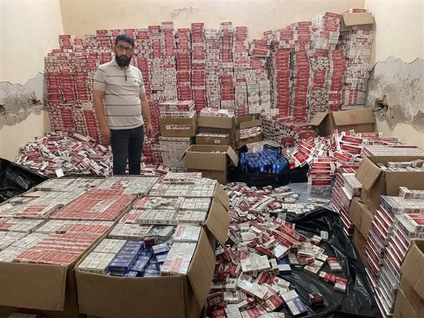 65 ألف علبة سجائر مهربة و96ألف لتر وقود.. خلال حملات تموينية بالإسكندرية 