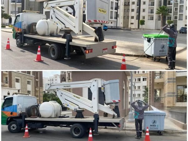 جهاز العاصمة الجديدة يواصل تنفيذ أعمال النظافة والصيانة للحفاظ على المظهر الحضاري للمدينة