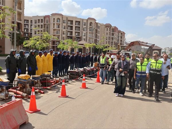 جهاز العاصمة الجديدة يرفع درجة الاستعداد لاستقبال موسم الشتاء والأمطار