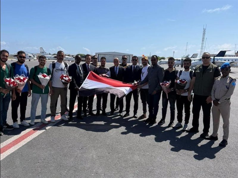   وصول البحارة المصريين