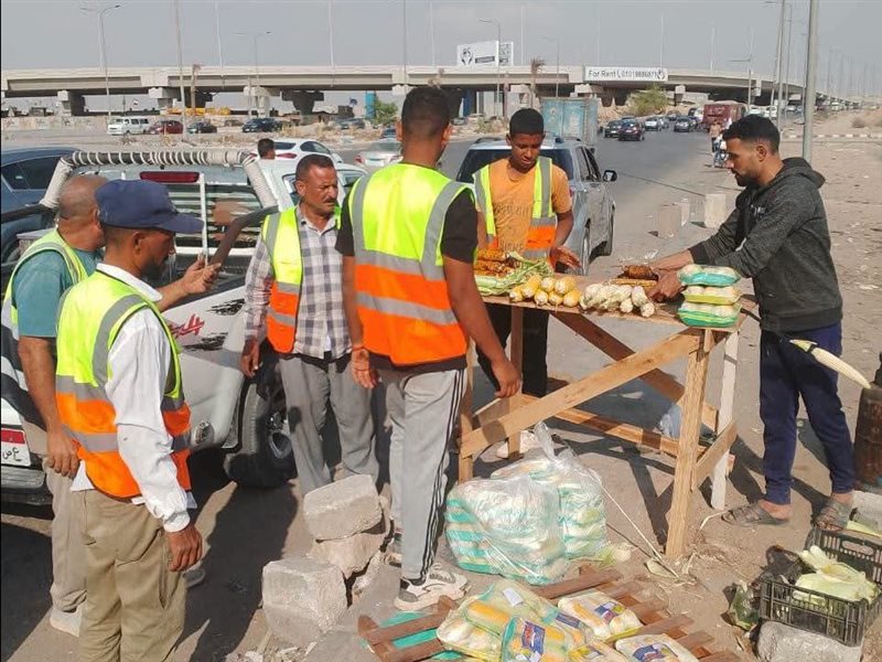 رفع إشغالات الباعة