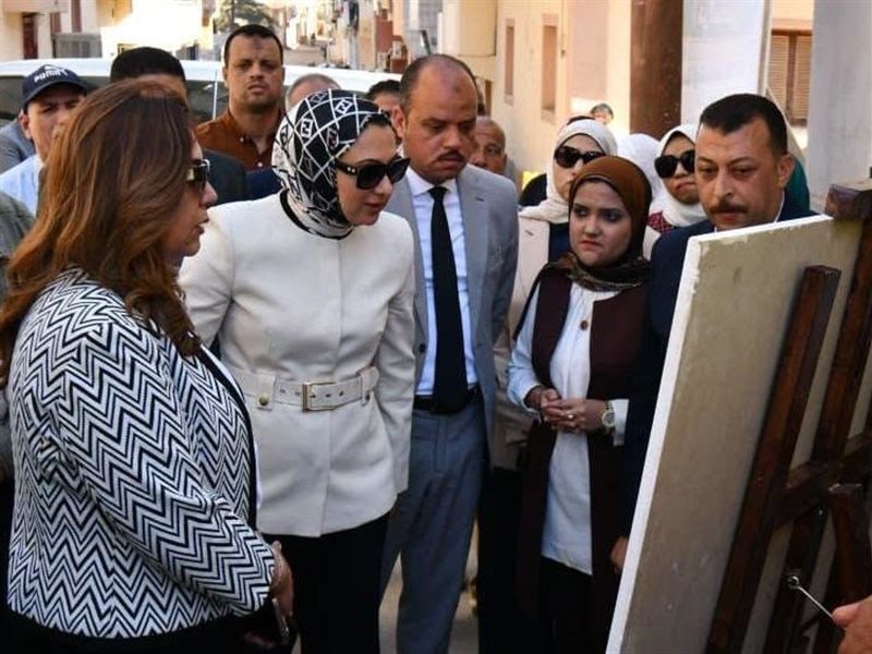 د. منال عوض ومحافظ